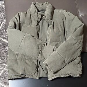 Olive Green Puffer Jacket Brandy/John Galt